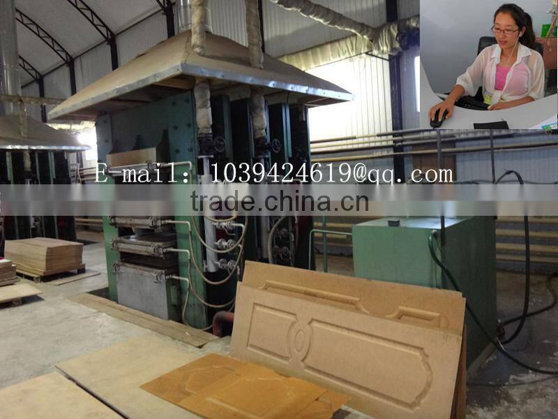 melamine lamination molded door hot press manufacturer in China