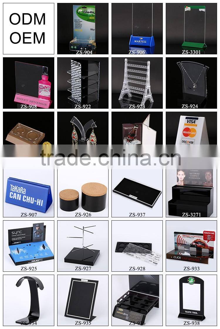 China wholesale custom size eco-friendly acrylic menu holder