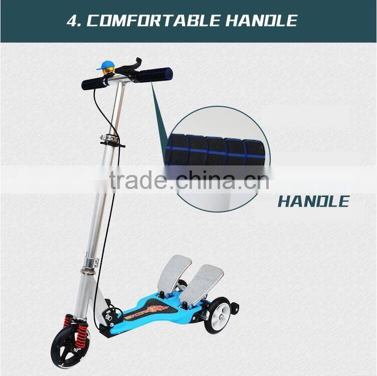 2016 brand new 3 wheel kids pedal scooter / children or adult kick scooter