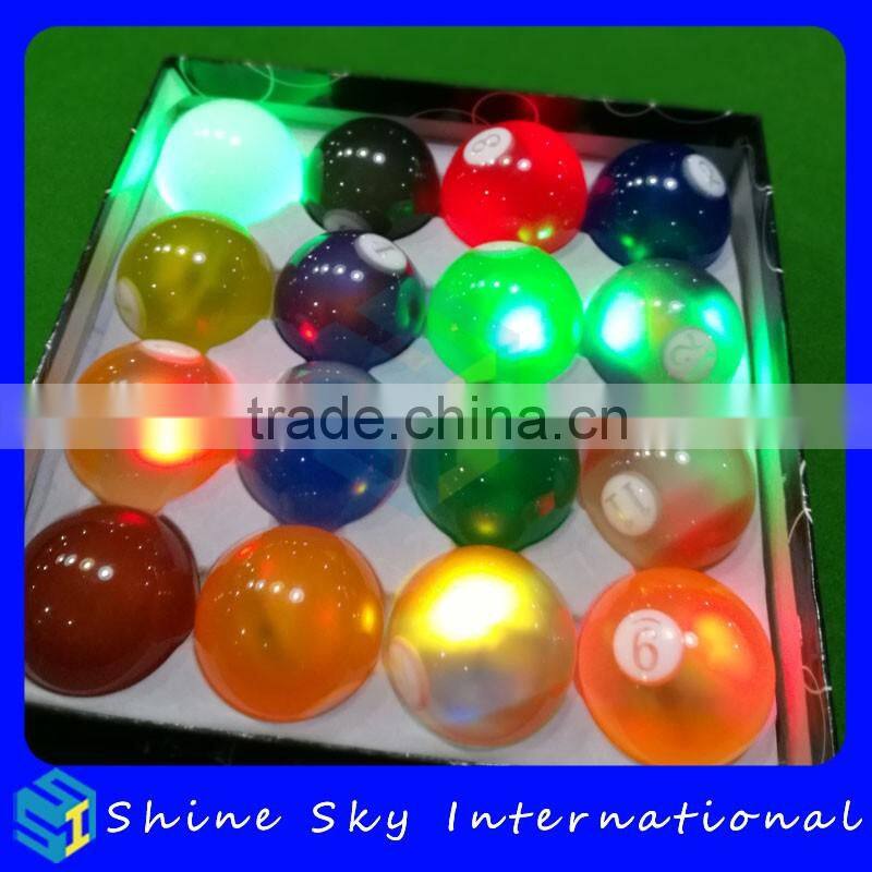 2017 New Product High Quality Crystal Light Up Billiards Patented Product