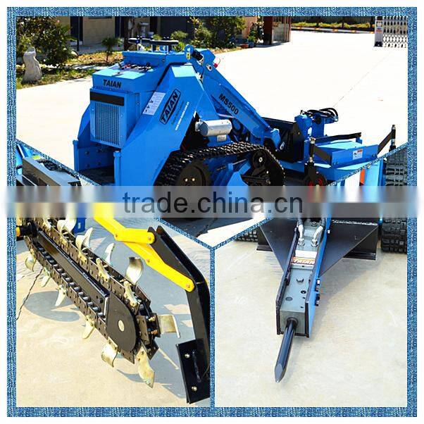 27HP MS500 mini concrete mixer loader for sale