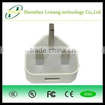 Wholesale High quality color single mobile phone travel charger, USB adaptor wall charger