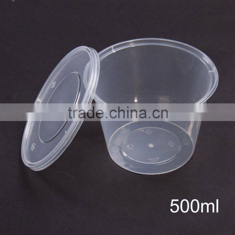 SM6-2103 500ml PS Plastic Type and Disposable Feature plastic Cups Clear Cup