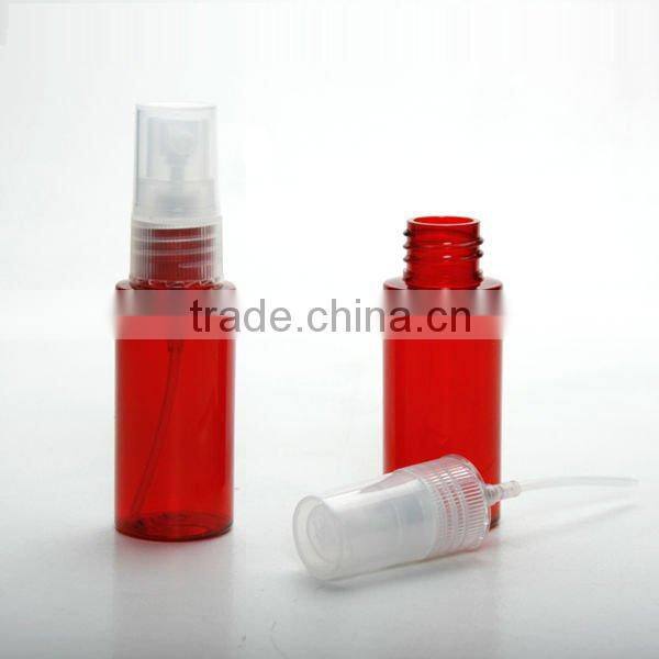 Spray cap PET bottle 30ml Red Clear