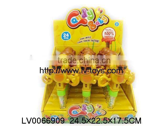 Funny cheap small plastic toys, baby rattle toys,candy toys
