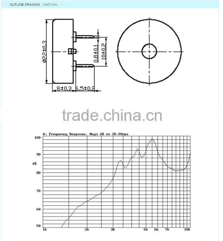 5KHZ Small piezo beepers