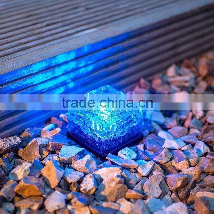 energy saving yellow integrated greenway solar ice brick light