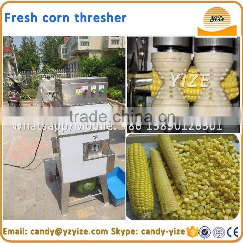 sweet corn sheller / fresh maize thresher machine / fresh maize threshing machine