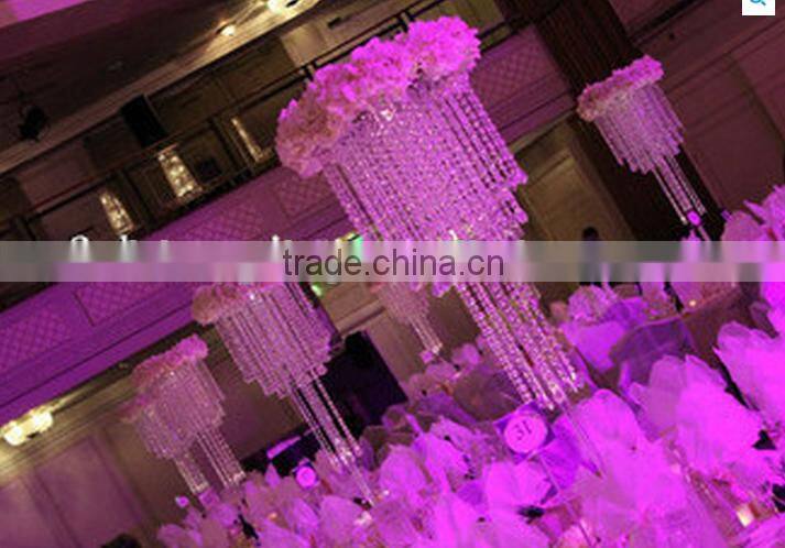 hot sale cystal flower stand for wedding table decration or event centerpieces