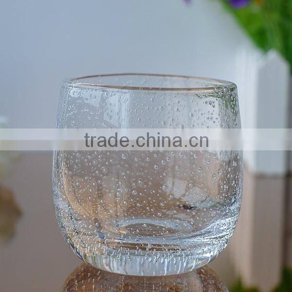 Glass candle container glass type for sale