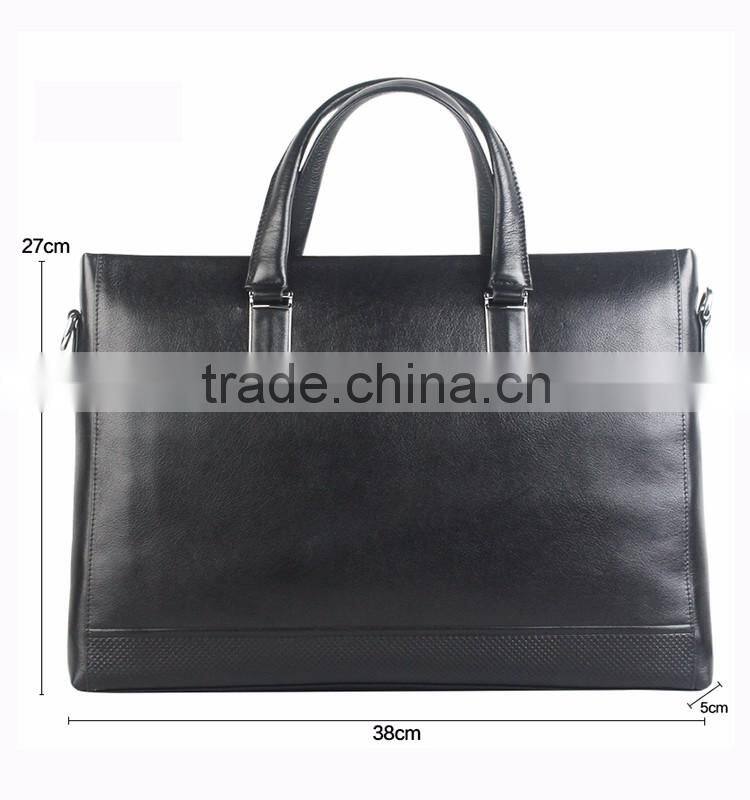 QIALINO new trend bags computer laptop bags men leather briefcase for macbook 12/13/15 inch