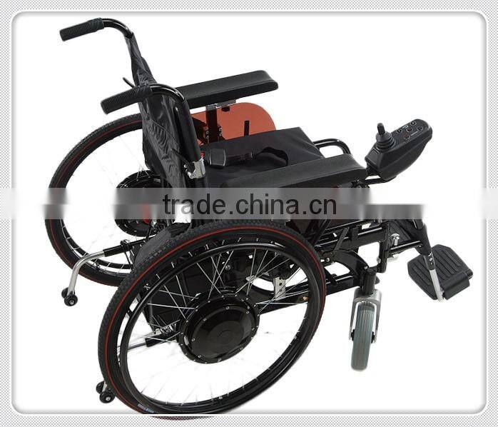 12''24'' wheel electric wheelchair conversion kit 180W li-ion battery with CE approved