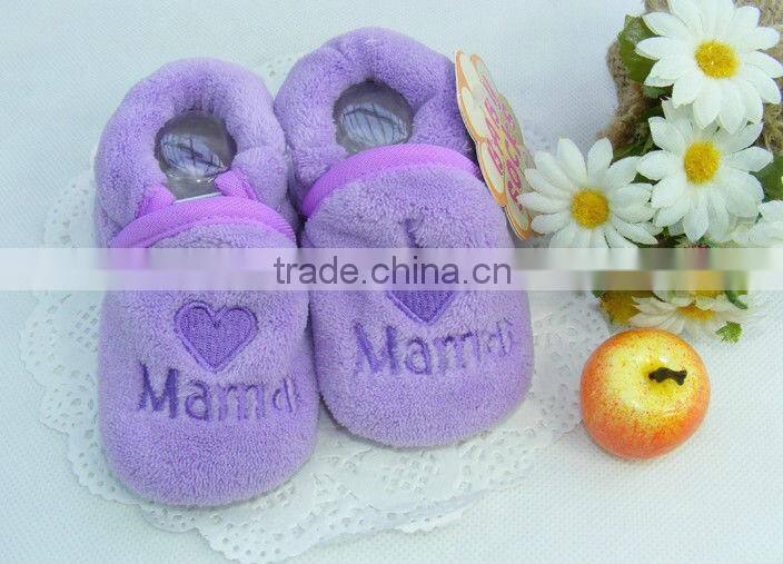 I LOVE Mama & Tata baby shoe, soft coralon leather Toddler shoe, Winter & Autunm toddler shoe