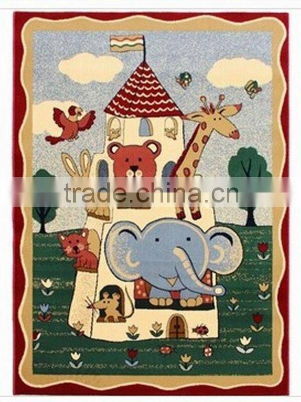 children room blanket,cartoon rugs ,modern patterns PP mat / rugs