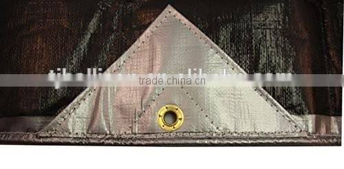 20' X 40' 6oz Heavy Duty Premium Silver Hay Tarp - 12 Mil Thickness