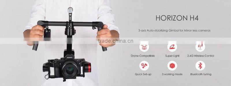 NEW ITEM! H4 3 axis gimbal brushless mirrorless camera gimbal stabilizer