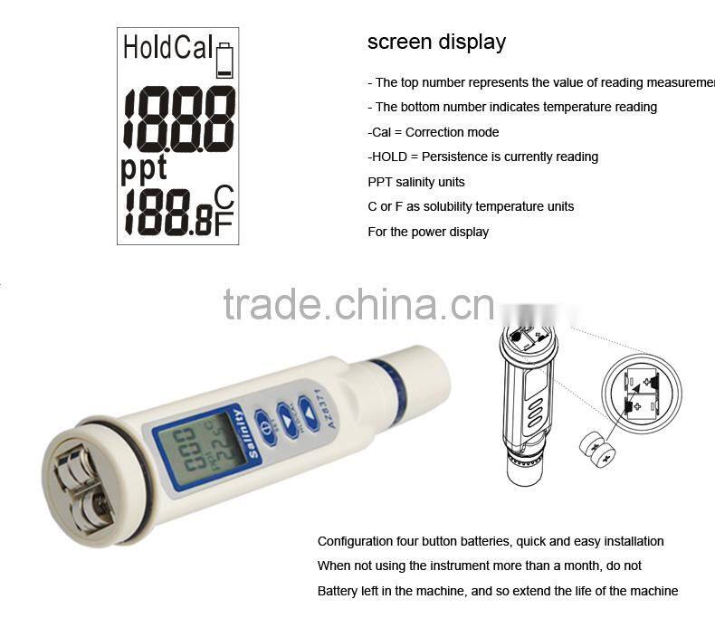 Salinity Meter AZ 8371 Salinity testing pen Aquarium Salinity meter