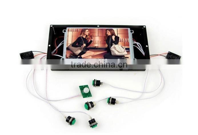 Hot sale 7inch metal auto play multifunction buttons digital signage player for advertising