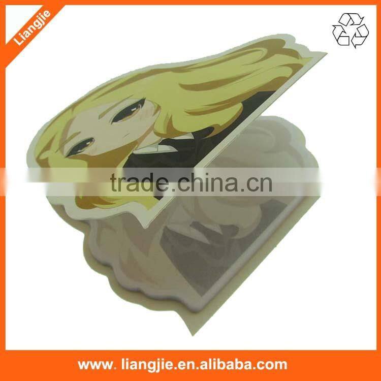 Lovely Girl Die-cut Memo Pad Sticky Notepad