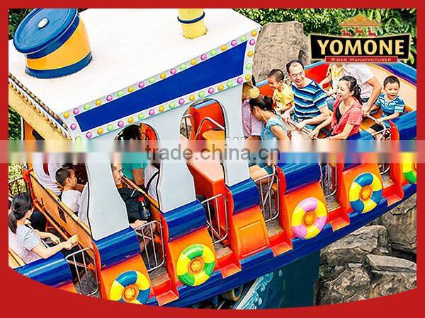 Certified Material Outdoor Amusement Park Rides Slide Boat Rides for Sale