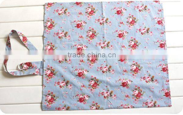 hotsale Southern africa printed plain rose flower printed fashion style breastfeeding nursing cover apron