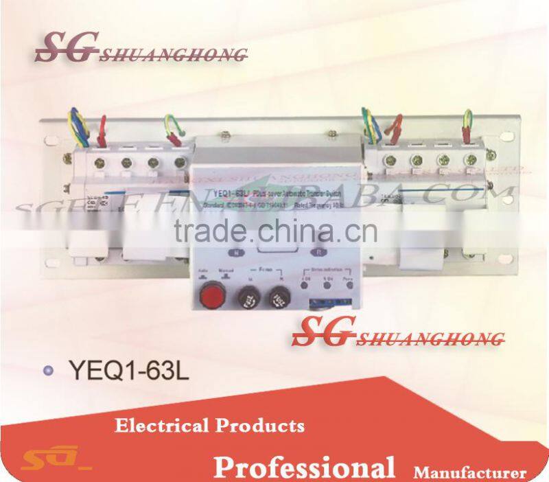 yeq1 63M ats Double Power Automatic Transfer Switch(ATS) 3p/4p