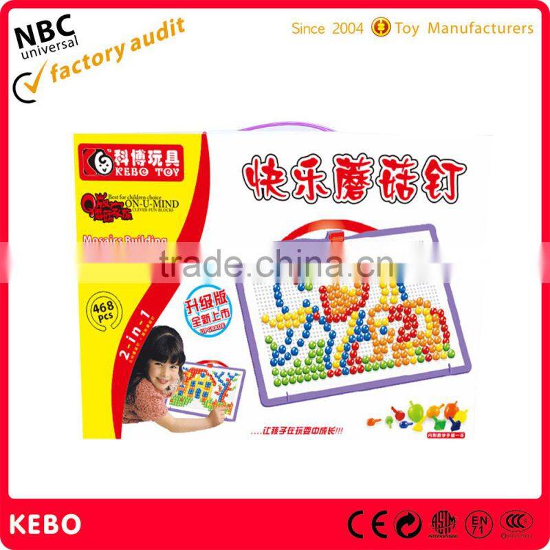 mushroom nail puzzle toy for games