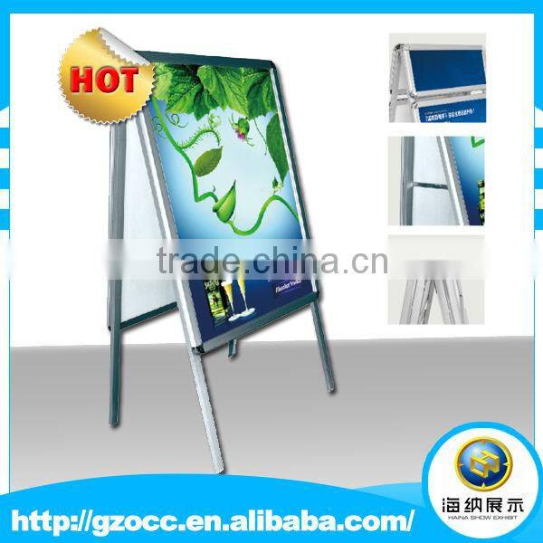 Extraordinary pavement sign poster stand esay to carry