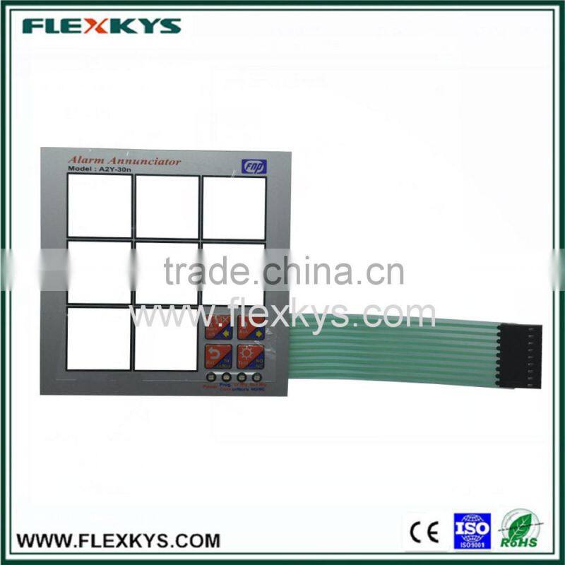 Function push button led membrane switch