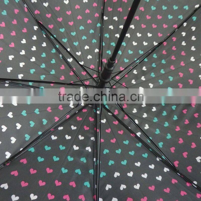 Japanese style auto long umbrella with special handle