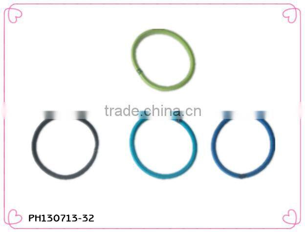 double color elastic hair bands double rubber hairband with knot