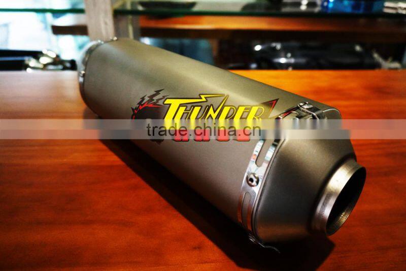 High quality stainless steel Racing Stainless Steel Streetbike Exhaust Universal Motorcycle