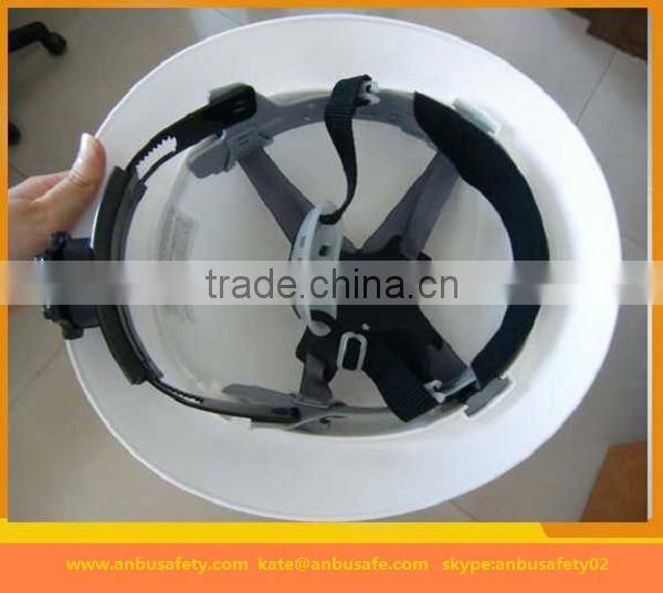 full brim white safety helmet light