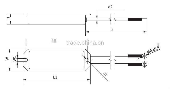 Pak Heng Boat Type of Aluminum Housed Wirewound Resistor