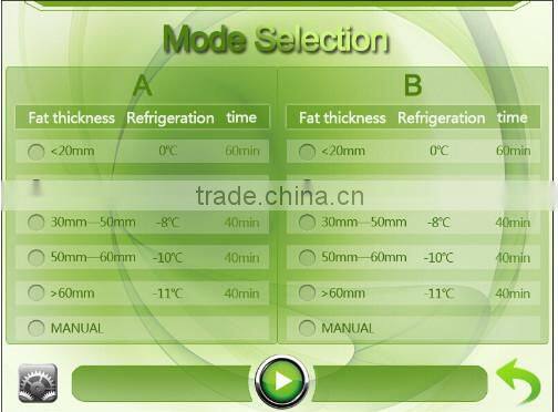 double handle work at the same time low price cryolipolysis fat freeze slimming machine