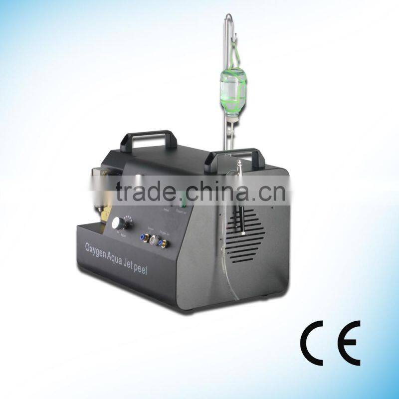 Selling high quality O2 water oxygen jet peel for facial wrinkle removal anti-aging beauty equipment