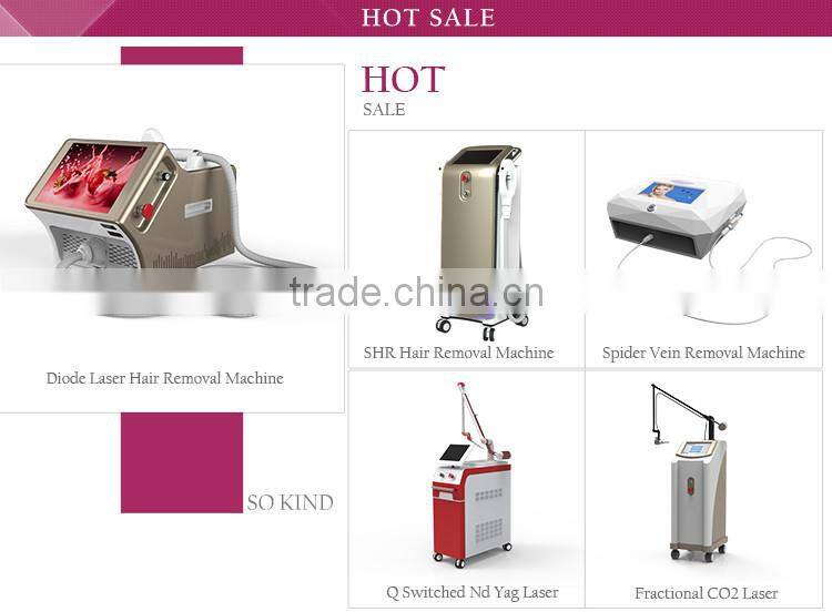 1064 nm / 532nm Professional Q-switched 8ns nd yag laser tattoo removal