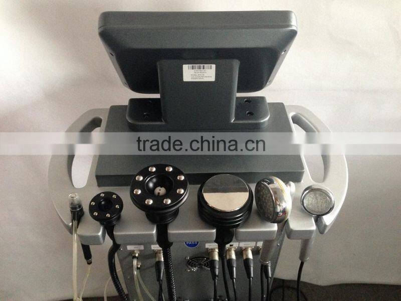 Smart salon use Vacuum cavitation /PDT/rf system/microdermabration machine for salon