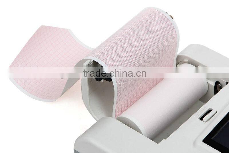 CE High Quality Portable 6-channel Software Electrocardiograph 7 Inch Color Touch Screen ECG Machine EKG Machine EKG-923-Shelly