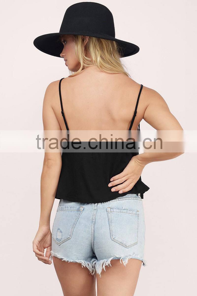 Bonvatt 2017 T - shirt knitted stitching lace shirt