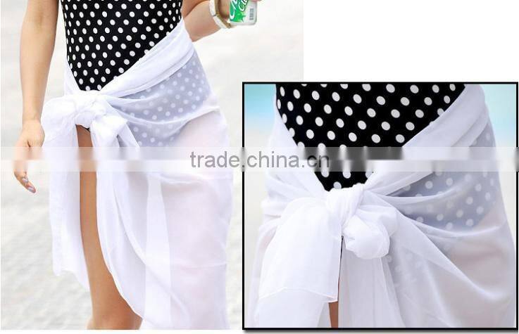 Sexy Women Ladies Chiffon Beach Wear Swimwear Bikini Cover-Up Wrap Sarong Scarf 100*150cm