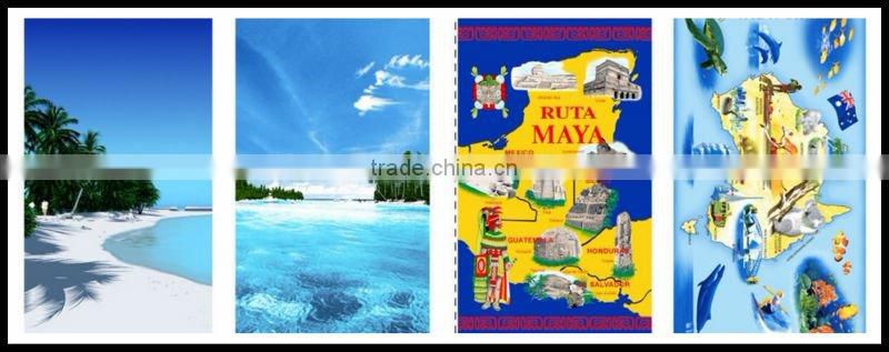 beatiful promotion cotton reactive printed beach towel