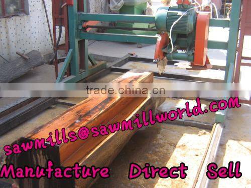 Portable Wood Double Saw Blade electric portable sawmill with low price