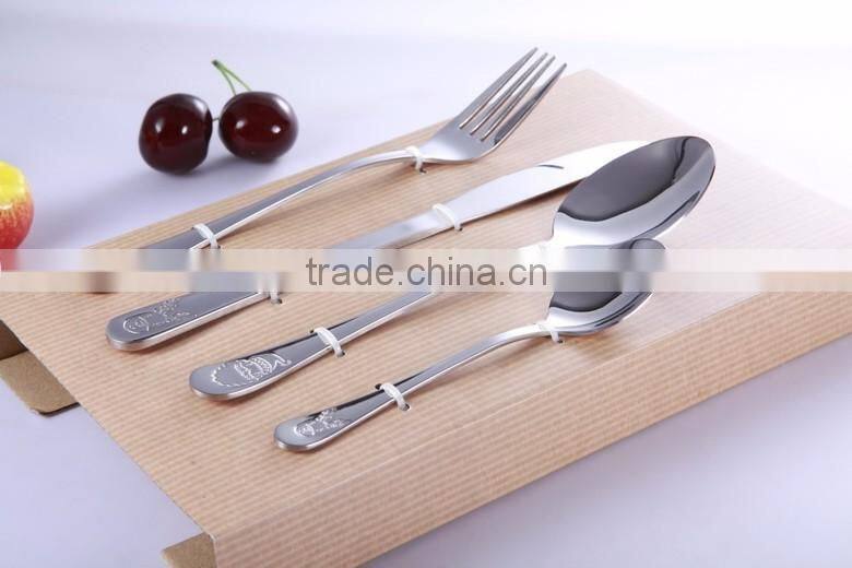 Christmas design stainless steel cutlery set for children, buy direct from china factory, godrej sofa set designs