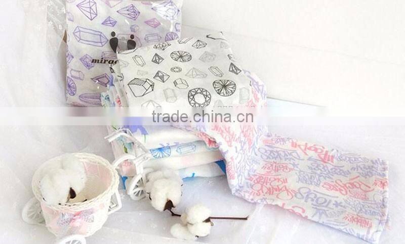 2017 Newest baby cotton blanket/baby muslin swaddle blanket