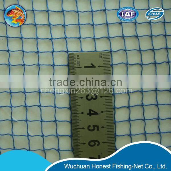 Green Colour Nylon Polyester Multifilament Fishing Net Single Double knot