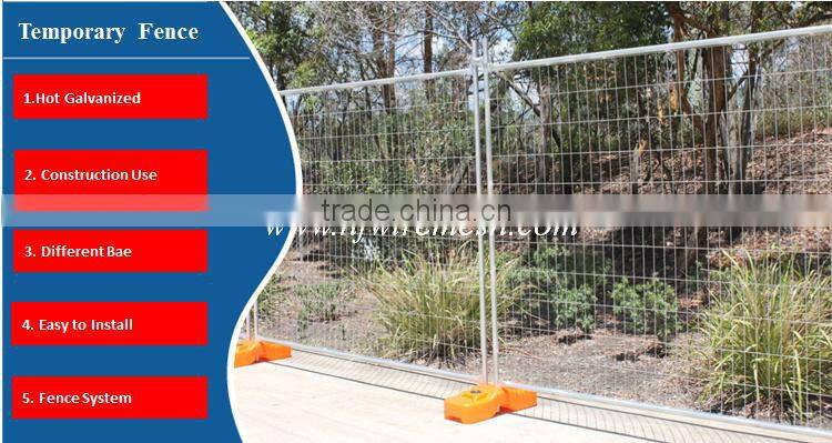 Construction Site Standard hot dipped galvanized welded panel removable temporary fence(Guangzhou Factory)