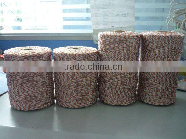Electric fence rope