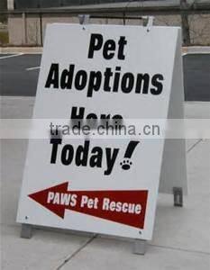 outdoor display sign acrylic board