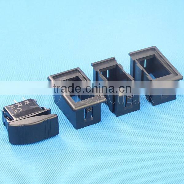 3 Lens 2 Pin Black ON-OFF Marine Switch Without Light